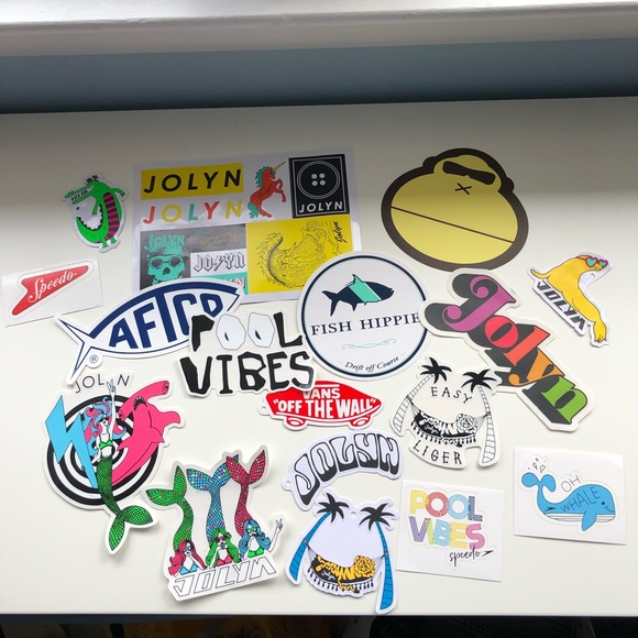 Jolyn Clothing Other Assorted Sticker Pack Poshmark